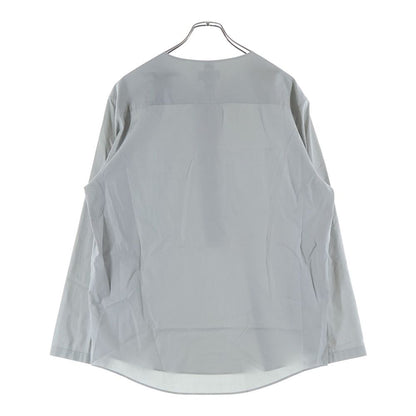Hermes Colorless Long Sleeve Pullover Shirt Gray Sweater — view 2