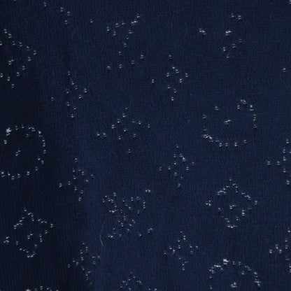 Louis Vuitton Monogram Gradient Crew Neck Long Sleeve Knit Sweater Navy Uso — view 4