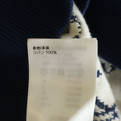 Louis Vuitton Monogram Gradient Crew Neck Long Sleeve Knit Sweater Navy Uso — view 7