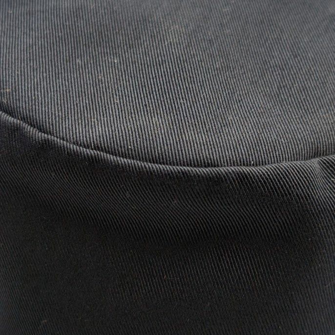 Celine Bucket Hat Cotton Logo Black Hat — view 2