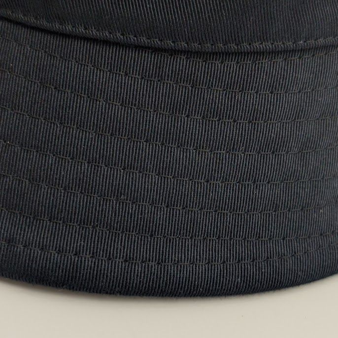 Celine Bucket Hat Cotton Logo Black Hat — view 4