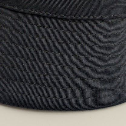 Celine Bucket Hat Cotton Logo Black Hat — view 4