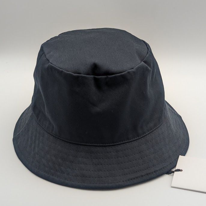 Celine Bucket Hat Cotton Logo Black Hat — view 5