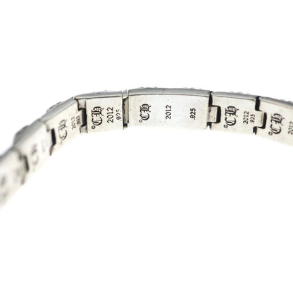 Chrome Hearts Pyramid Pls Lnk P Dmnd 4 1 Plus Link Pave Diamond Bracelet Silver — view 5
