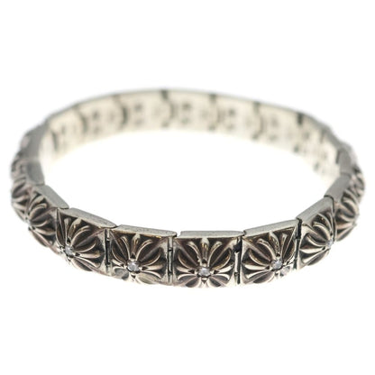 Chrome Hearts Pyramid Pls Lnk P Dmnd 4 1 Plus Link Pave Diamond Bracelet Silver — view 3