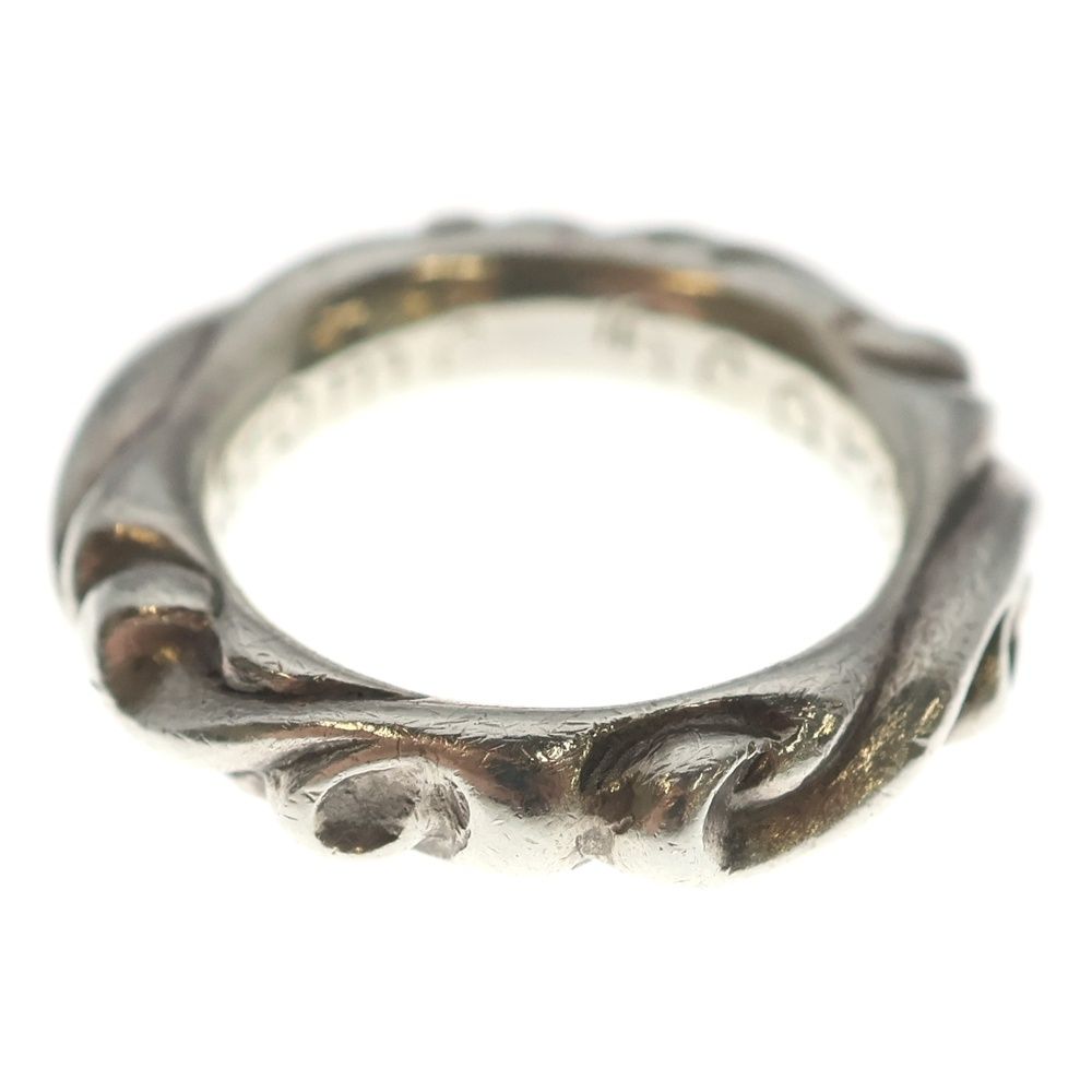 Chrome Hearts Scrl Band Scroll Ring Silver