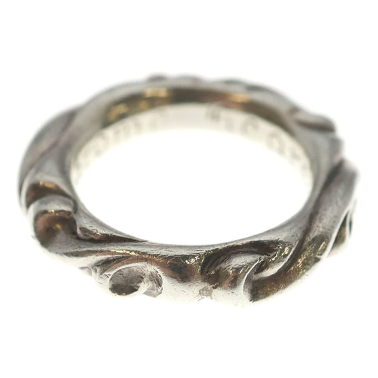 Chrome Hearts Scrl Band Scroll Ring Silver