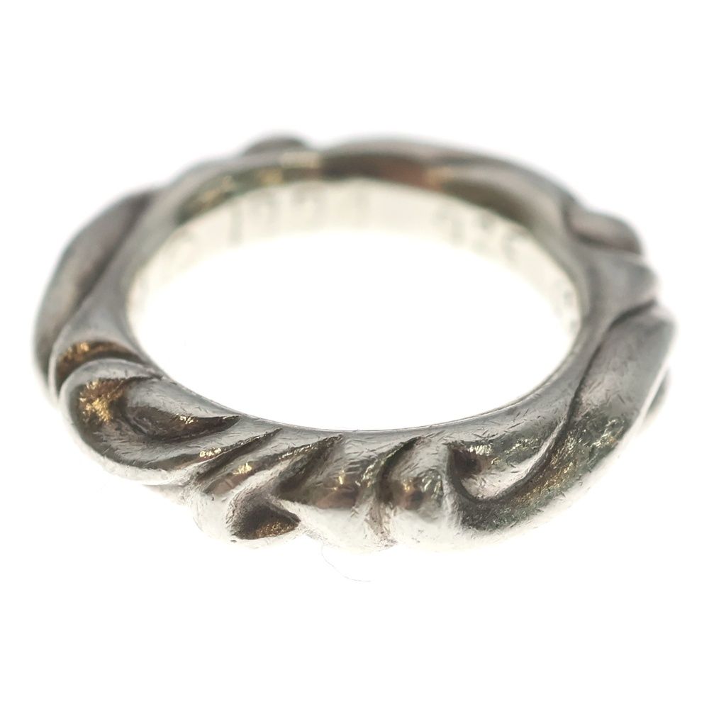 Chrome Hearts Scrl Band Scroll Ring Silver — view 2