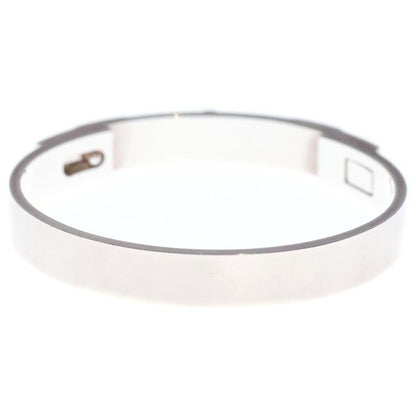 Hermes Collier de Chien Bangle Bracelet Silver — view 2