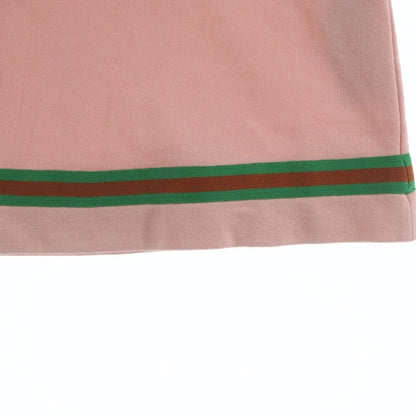 Gucci Horsebit Cotton Dress Pink Kids — view 6