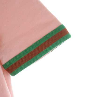 Gucci Horsebit Cotton Dress Pink Kids — view 5