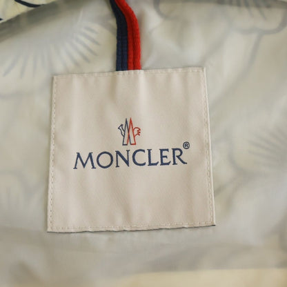 Moncler Blue Keragan Floral Print Jacket Zip Up — view 7