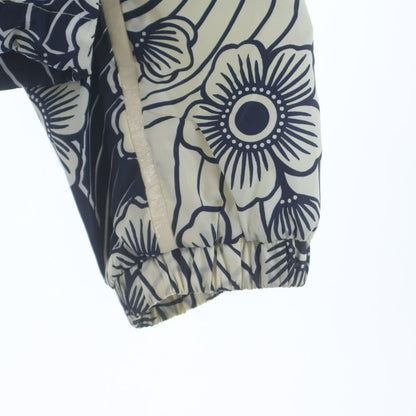 Moncler Blue Keragan Floral Print Jacket Zip Up — view 5