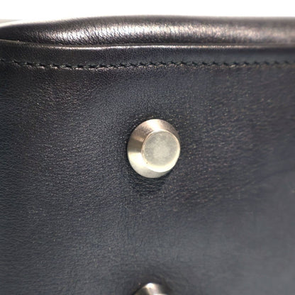 Balenciaga Triangle 2-Way Shoulder Bag Black Leather Silver — view 6
