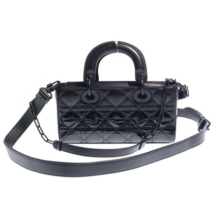 Dior Lady D Joy Cannage 2-Way Shoulder Bag Black Leather — view 2