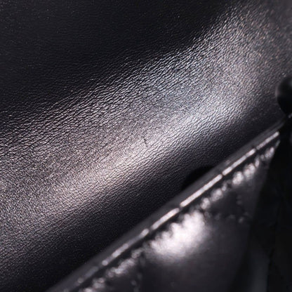 Dior Lady D Joy Cannage 2-Way Shoulder Bag Black Leather — view 5