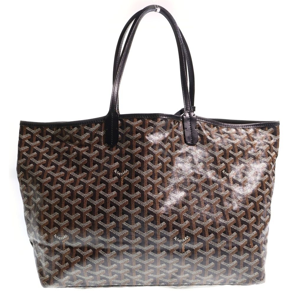 Goyard Saint Louis PM Tote Black Leather