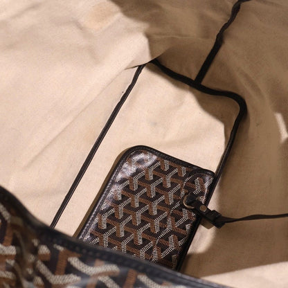 Goyard Saint Louis PM Tote Black Leather — view 4