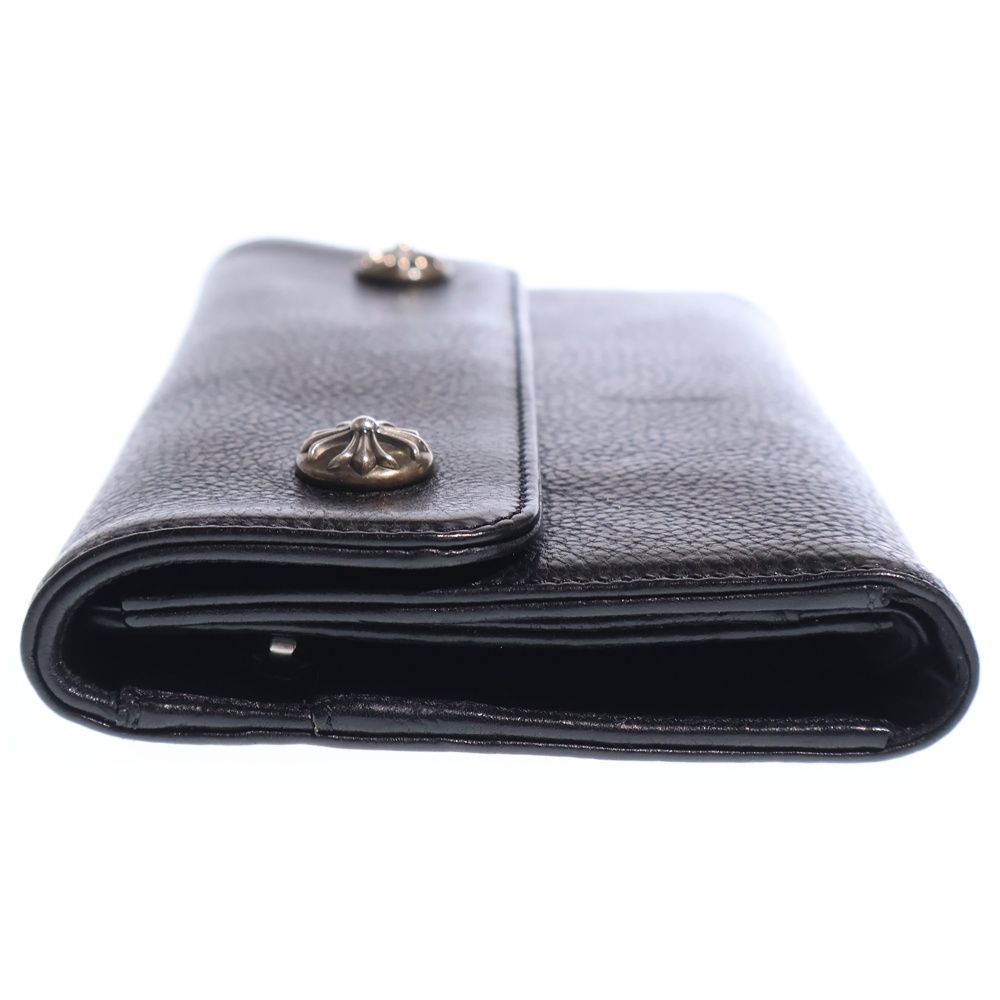 Chrome Hearts Wave Leather Wallet Black — view 3