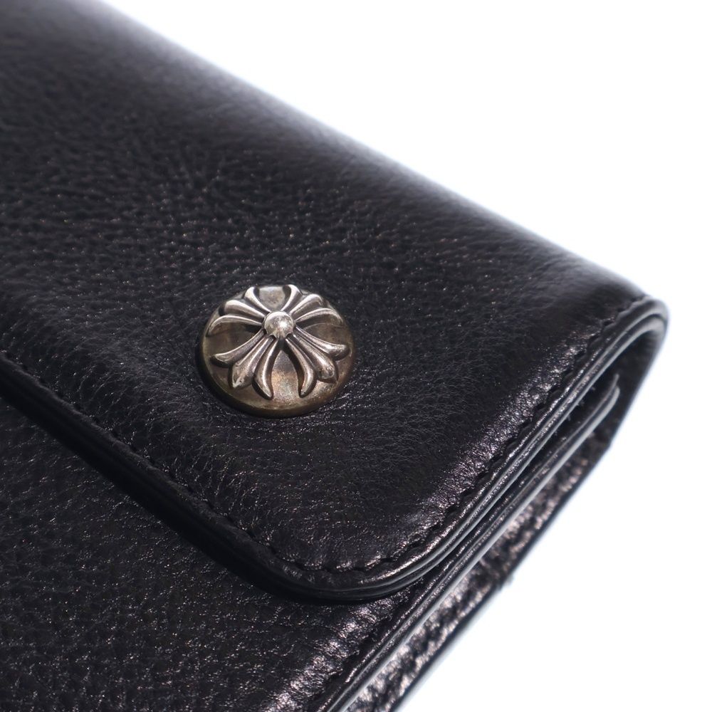 Chrome Hearts Wave Leather Wallet Black — view 5