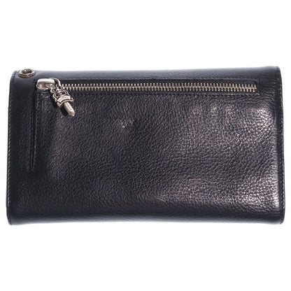 Chrome Hearts Wave Leather Wallet Black — view 2