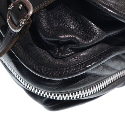 Chrome Hearts Shoulder Bag Tiny Gunslinger Strap Leather Black — view 5