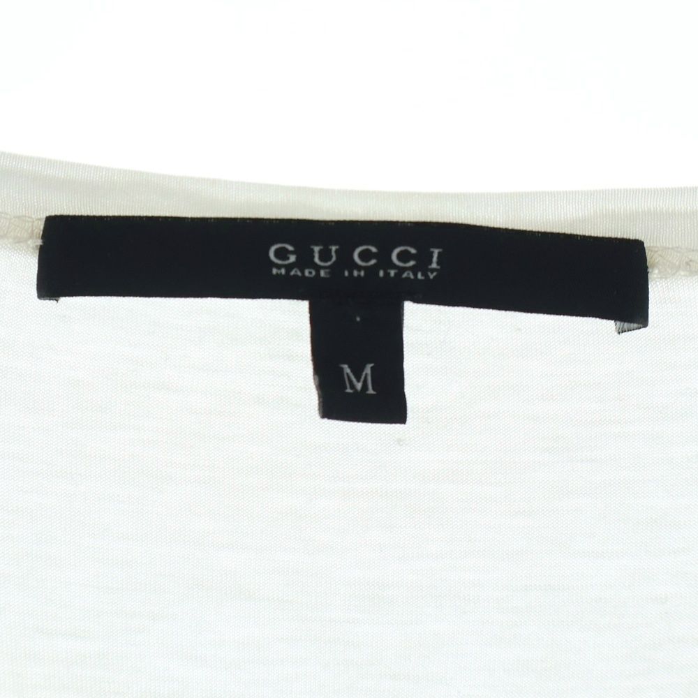 Gucci T-Shirt Interlocking Painted Short Sleeve White — view 6