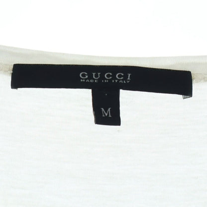 Gucci T-Shirt Interlocking Painted Short Sleeve White — view 6