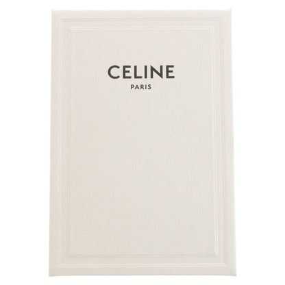 Celine Triomphe Small Flap Wallet Trifold Beige Calfskin Gold — view 6