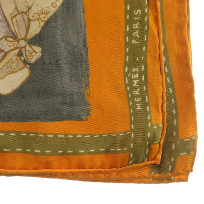 Hermes Carre 70 Paris Monami Scarf Orange — view 3