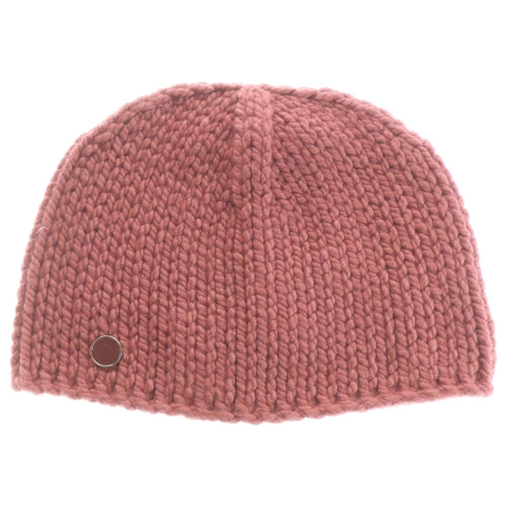 Hermes Joplan Wool Knit Hat Beanie Pink