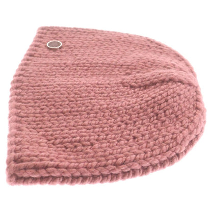 Hermes Joplan Wool Knit Hat Beanie Pink — view 3