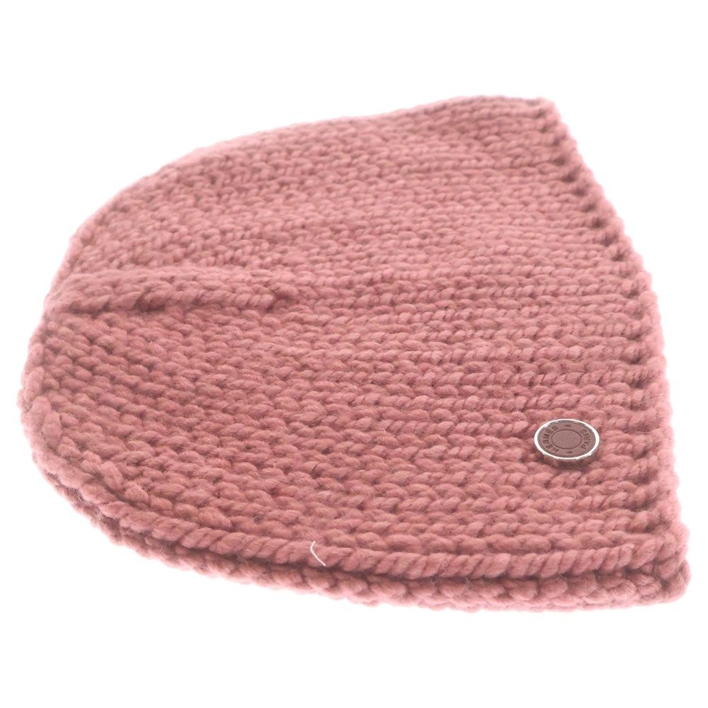 Hermes Joplan Wool Knit Hat Beanie Pink — view 4