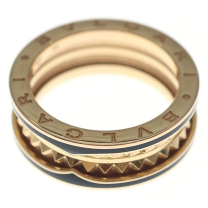 Bvlgari B-zero One Lock Ring 18k Pg Ceramic