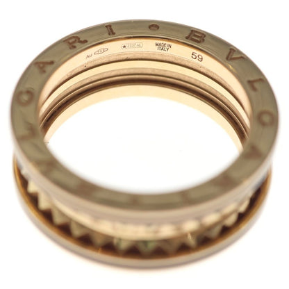 Bvlgari B-zero One Lock Ring 18k Pg Ceramic — view 5