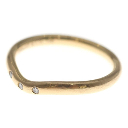 Tiffany & Co Elsa Peretti Curved Band Ring 750 18k PG Pink Gold