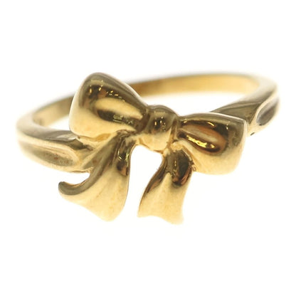 Tiffany & Co Blue Box Bow Ring 18k YG Yellow Gold — view 4