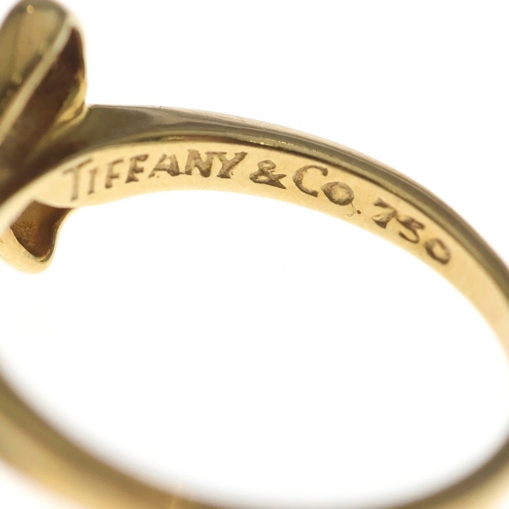 Tiffany & Co Blue Box Bow Ring 18k YG Yellow Gold — view 5
