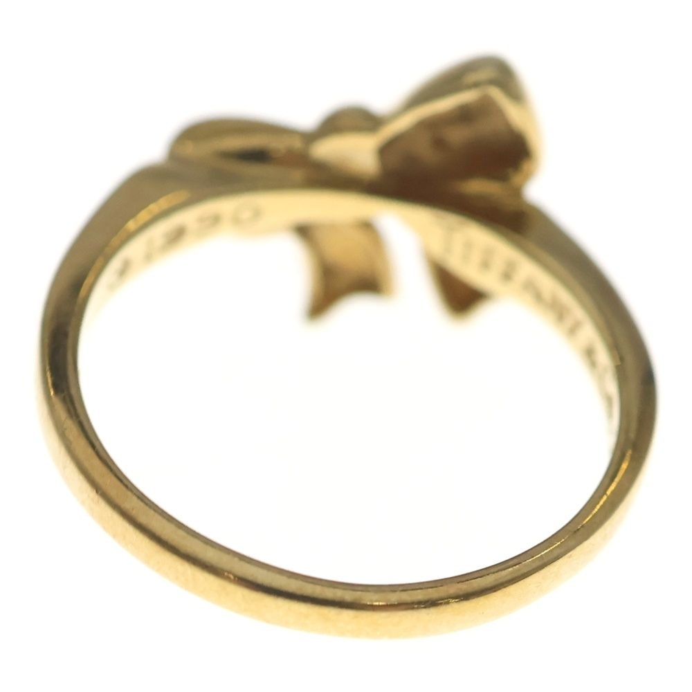 Tiffany & Co Blue Box Bow Ring 18k YG Yellow Gold — view 2