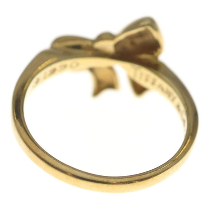 Tiffany & Co Blue Box Bow Ring 18k YG Yellow Gold — view 2