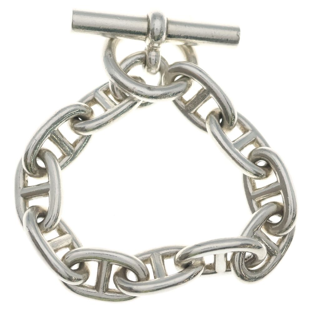 Hermes Chaine D'ancre Chain Bracelet TGM 11 Pieces Silver — view 2