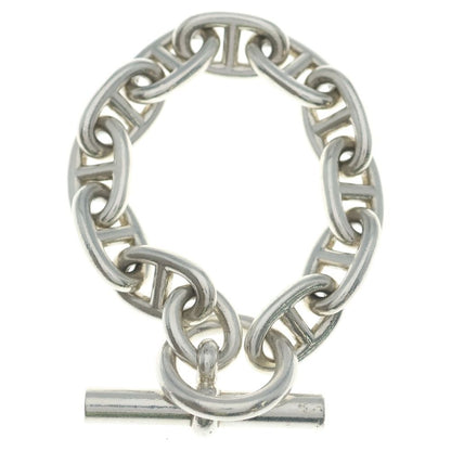Hermes Chaine D'ancre Chain Bracelet TGM 11 Pieces Silver