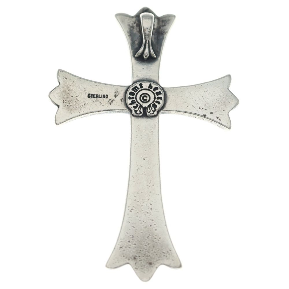 Chrome Hearts CH Crs LG Large CH Cross Pendant Top Silver — view 2