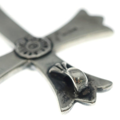 Chrome Hearts CH Crs LG Large CH Cross Pendant Top Silver — view 6
