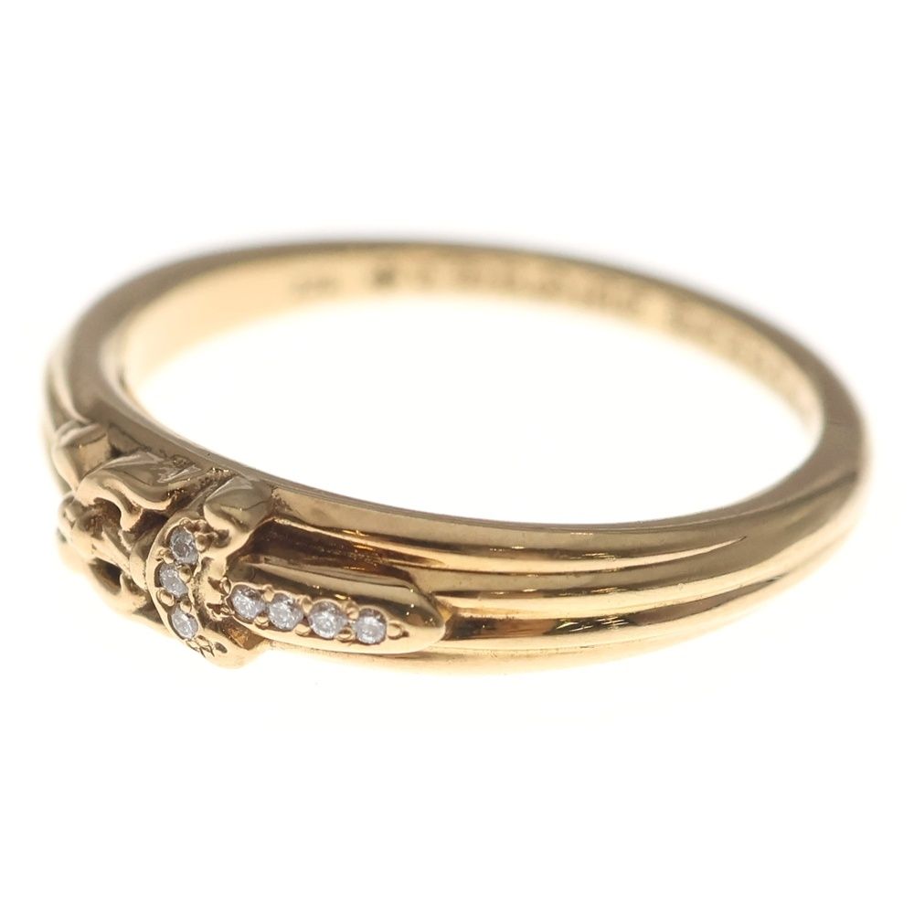 Chrome Hearts 22k Baby Clsc Dia Classic Daga Ring Aftermarket Diamond Gold