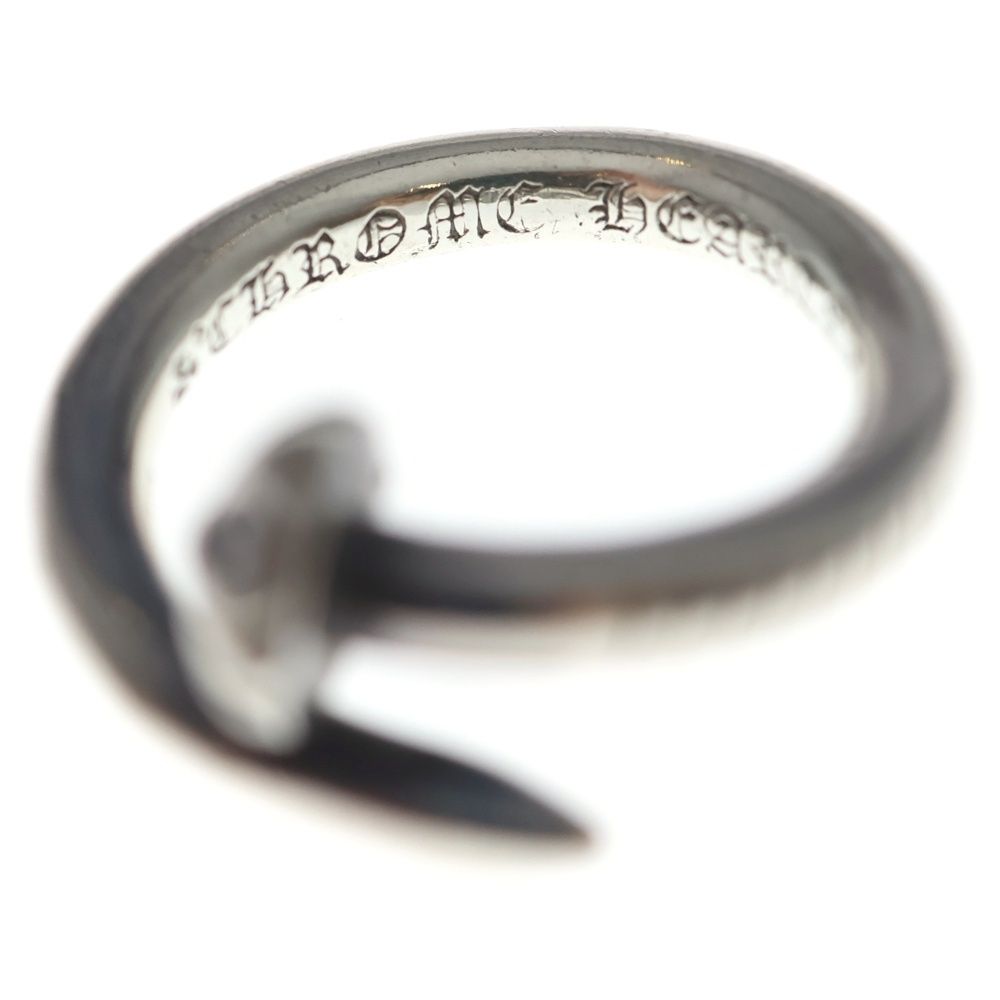 Chrome Hearts Nail Crsball Cross Ball Ring Silver — view 5