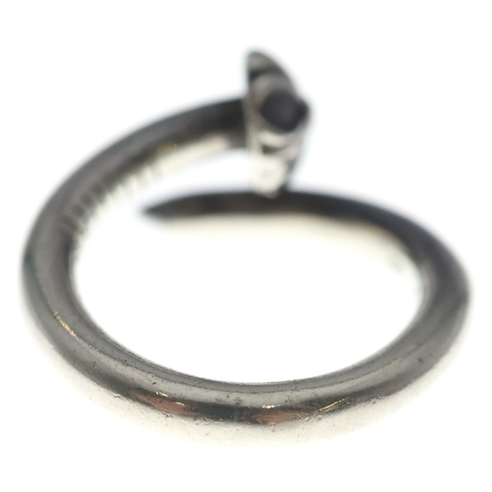 Chrome Hearts Nail Crsball Cross Ball Ring Silver — view 2