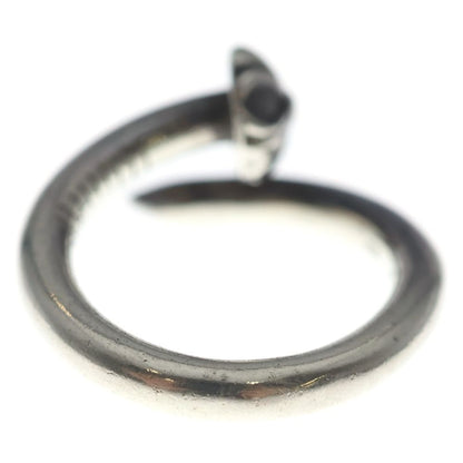 Chrome Hearts Nail Crsball Cross Ball Ring Silver — view 2