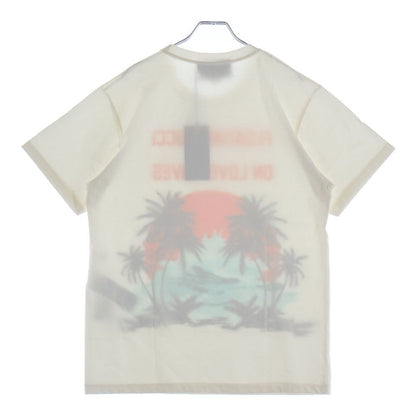 Gucci Palm Tree Sequin Short Sleeve T-Shirt White — view 2