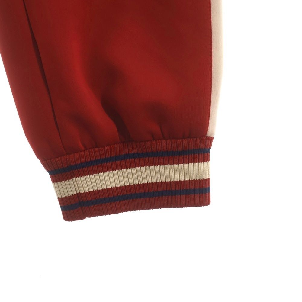 Gucci Neoprene Track Webbed Pant Side Logo Pants Red — view 5